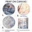 «Winter River Window View III - Winter Landscape», art mural-834001837-834001835-834001836