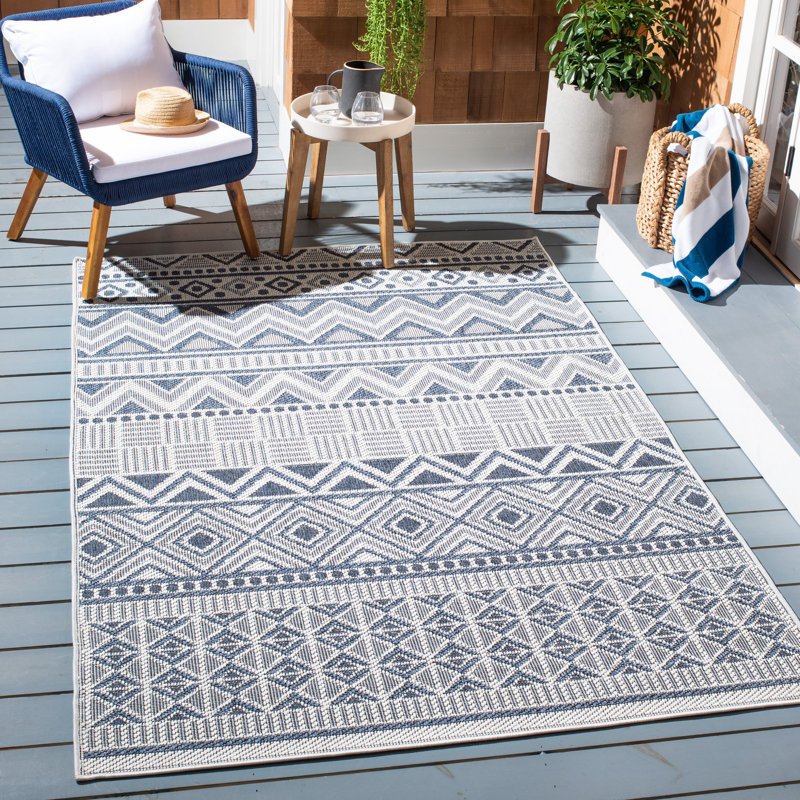 Tapis intérieur / extérieur lavable à la machine Carey Performance, Rectangle 4 pi x 6 pi