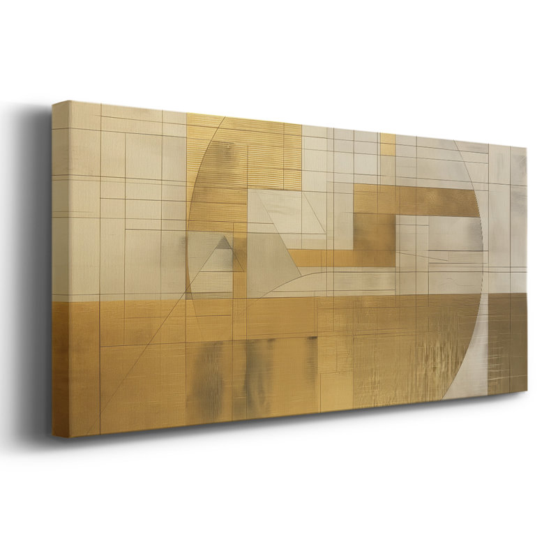 Abstract Series 1 #XCIX-Wide Gallery Wrapped Canvas, 12" H x 30" W