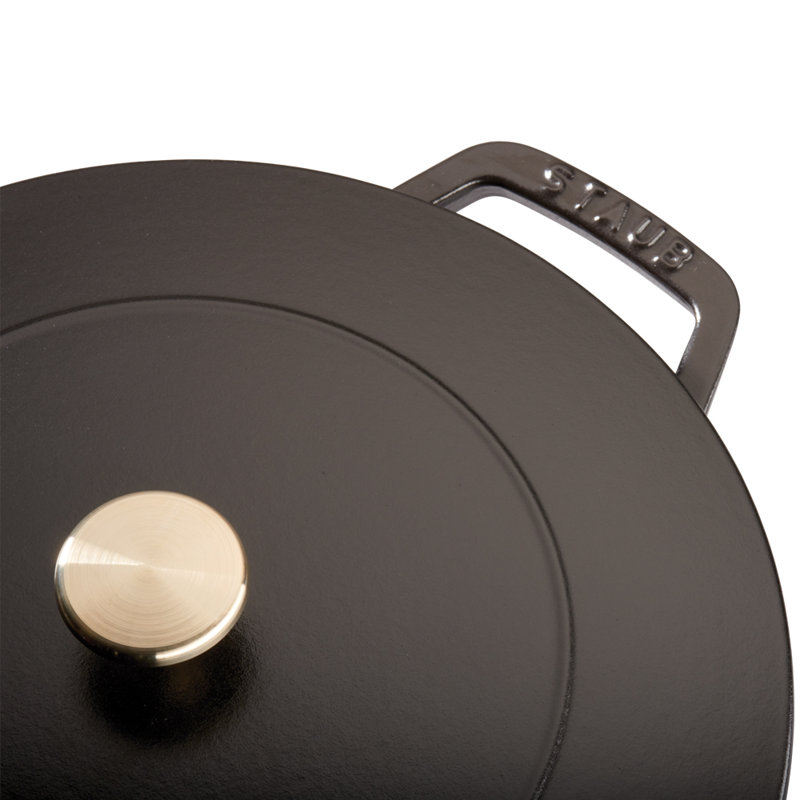 Cast Iron 3.8-qt Essential French Oven, Black Matte