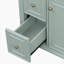Meuble-lavabo avec lavabo, meuble-lavabo avec tablette réglable, un tiroir rabattable et deux tiroirs-1240268534