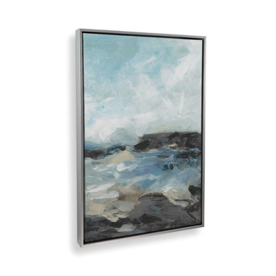 Windswept Waters II, reproduction sur toile dans un cadre