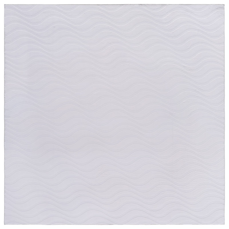 Ziannah Performance Machine Washable Geometric Rug, Square 6'