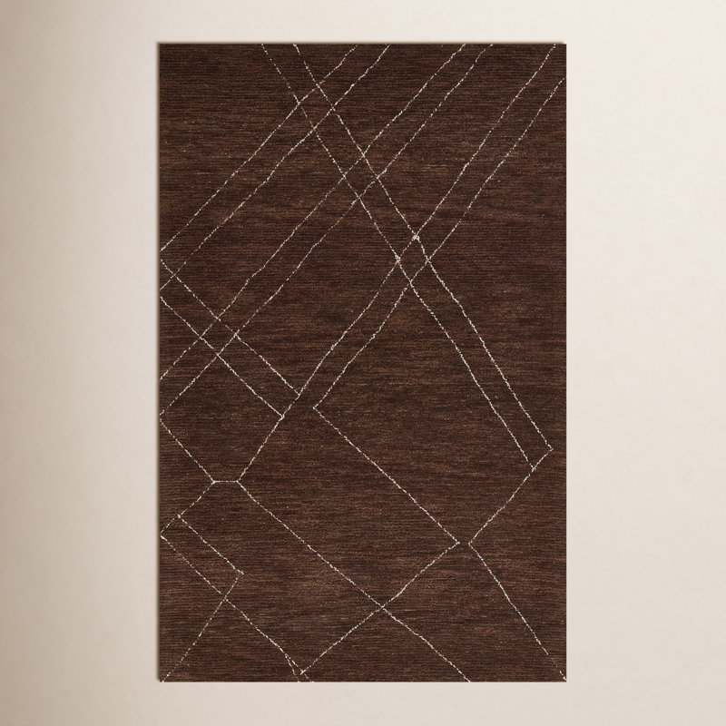 Zoey Wendell Wool Area Rug, Rectangle 9' x 12'
