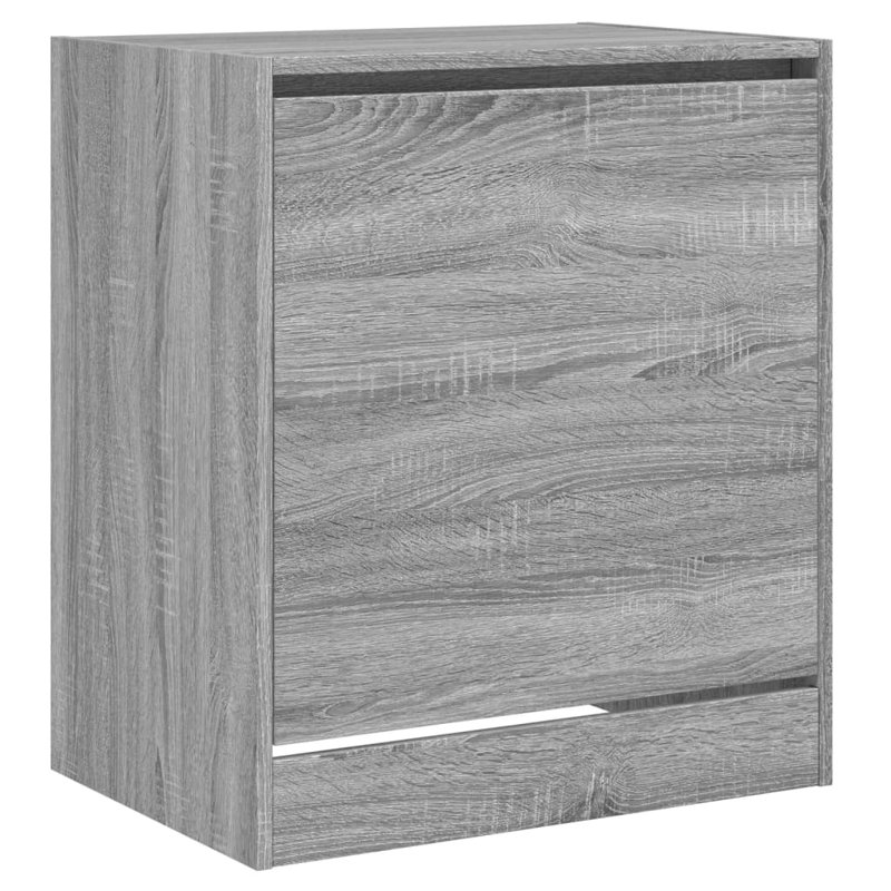10 Pair Shoe Storage Cabinet, Grey Sonoma