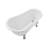 53.1'' x 25.6'' Freestanding Soaking Acrylic Bathtub-72770251-76285534