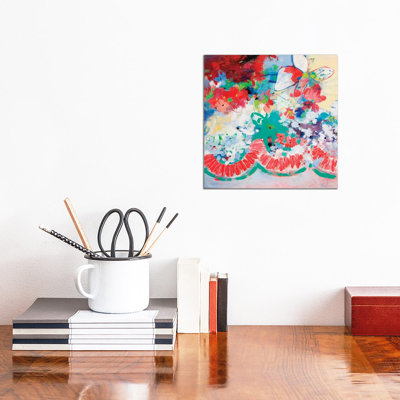 Flower Garlands by Kerri McCabe - Wrapped Canvas Painting