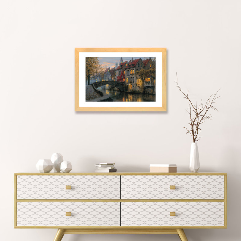 «Silent Evening», reproduction de photo, H 16 po x l 24 po x P 1 po, Papier bois naturel