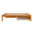 Concord Solid Wood Platform Bed with Footboard & Twin XL Trundle-96140403-126307755