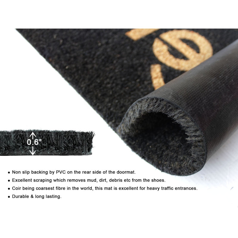 Tapis antidérapant 30 po x 18 po pour l'intérieur et l'extérieur