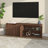 70" TV Stand for TVs up to 78" with Fluted Doors, Storage & Cable Management — Satin Walnut Mid-Century Modern Media Console with Plinth Base for Living Room | Mansfield-66126706