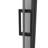 60 In. W X 76 In. H Single Sliding Frameless Shower Door/Enclosure In Matte Black Finish With Clear Glass-122790622