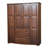 Musman Family 100% Solid Wood 4-door Wardrobe Armoire-36088248