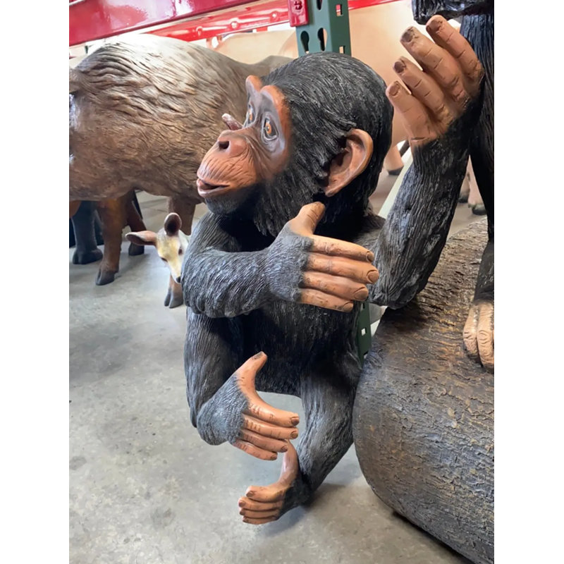 Statue singe chimpanzé Congo