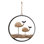 Décoration nautique, baleine en bois, décoration nautique, baleine en bois rustique, cercle suspendu, océan, maison de campagne, pour mur et porte, 10 po x 9,75 po