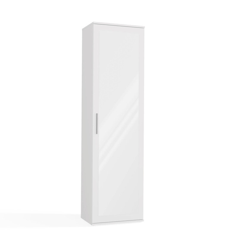 Hyland 1 Door Laminate Wardrobe, White