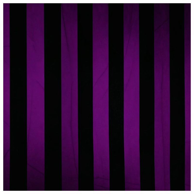 Couvertures à rayures mauves, L 50 po x H 60 po