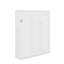 Lit escamotable double avec tablettes