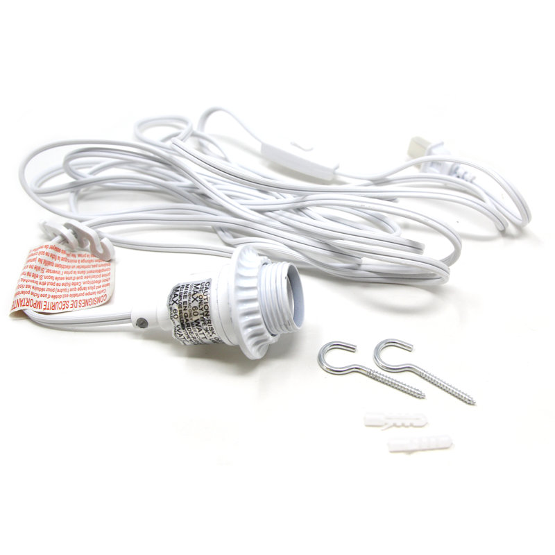 Abrahan Pendant Cord, White