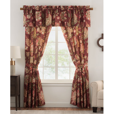 Emmaline Cotton Floral Tailored Window Valance