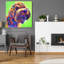 Red Barrel Studio «Freddy» par Dawg Painter, art mural en verre acrylique ACR-44448-1780685619