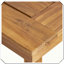 Table de salle à manger d'extérieur en bois d'acacia Robuste, élégante, durable, pratique et polyvalente