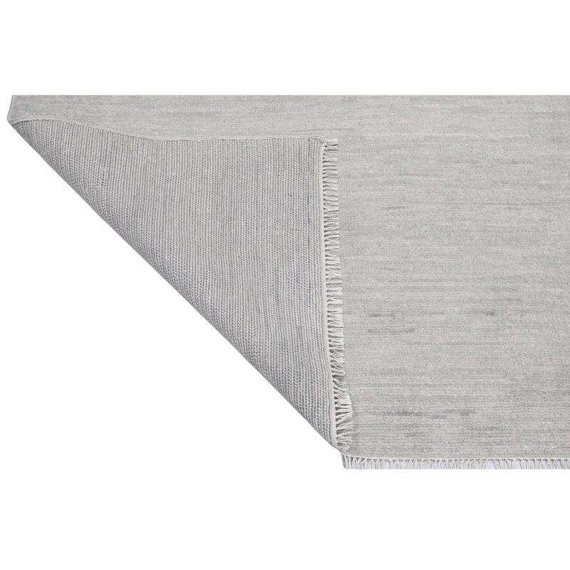 Hand Knotted Wool Area Rug in Beige