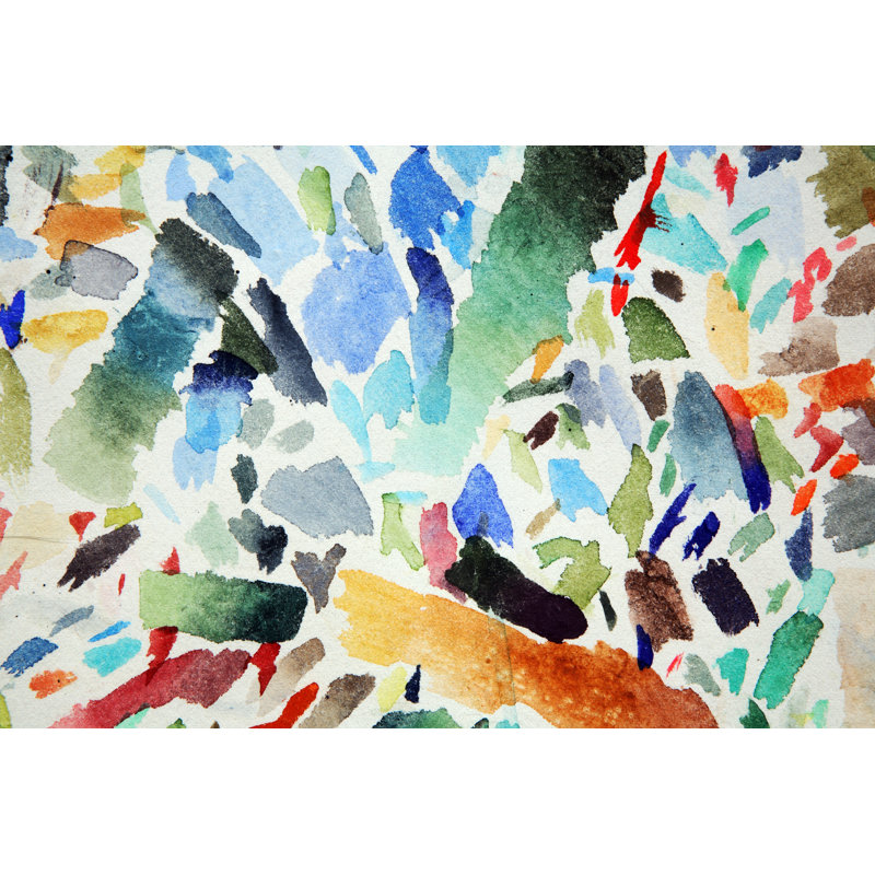 Background, Artist's Colour Test Palette - Wrapped Canvas Print, 51cm H x 76cm W x 3.8cm D