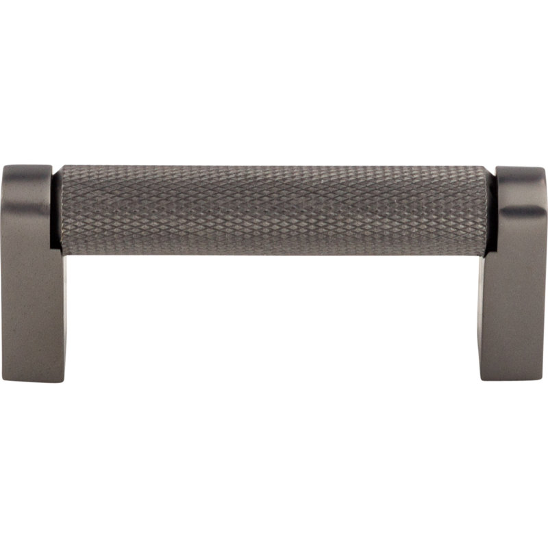 Ash Gray Steel Modern Industrial Bar Pull Handle