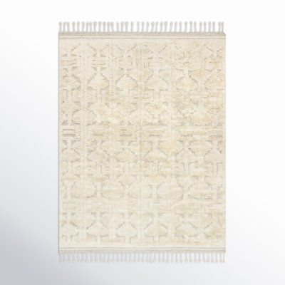 Michaela Handmade Wool Oatmeal/Ivory Rug