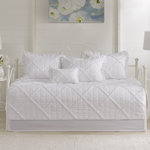 Rosie 6 Piece Daybed Cover Set with Bedskirt and Throw Pillow