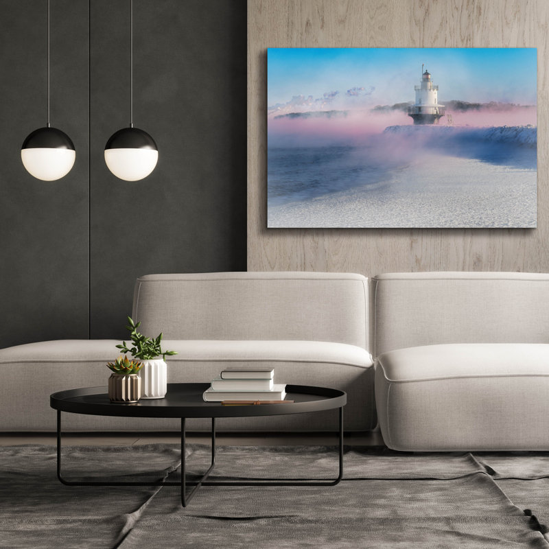 Toile épique «Spring Point Freeze» par Rick Berk, 60 po x 40 po