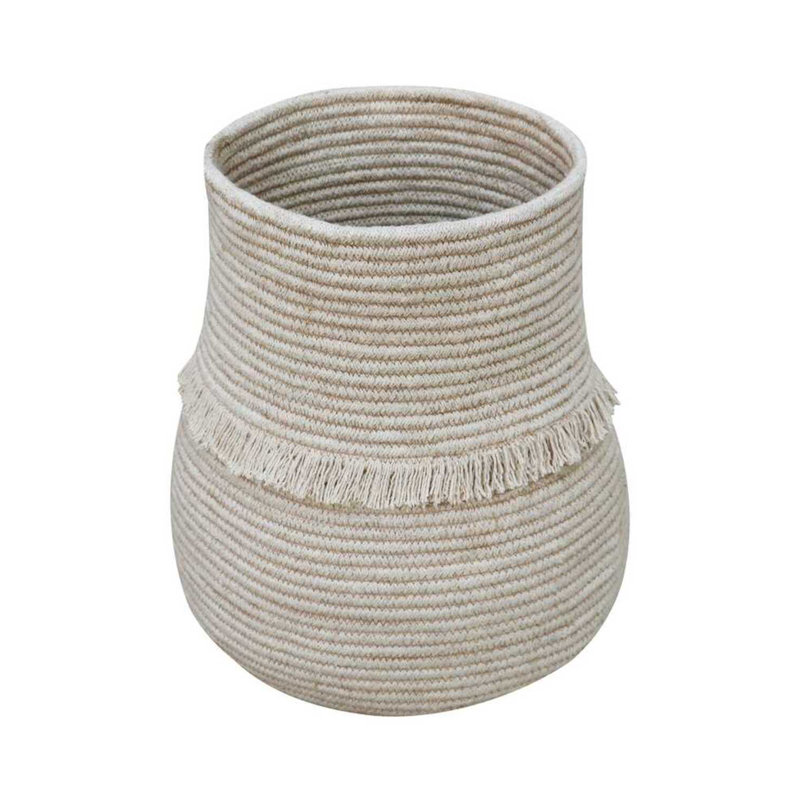 Mushroom Hunt Cotton Blend Decorative Basket