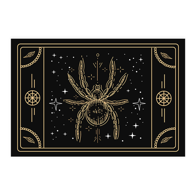 Halloween Placemats, Tarot Webs Disposable Cardstock Paper Table Mats For Dining, 8-Pk