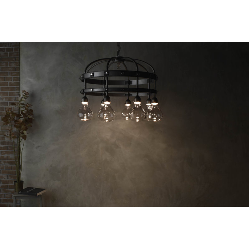 8 - Light LED Pendant, Merlot