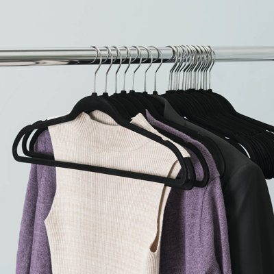 Velvet Non-Slip Standard Hanger for Dress/Shirt/Sweater