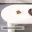 Ensemble de table de salle à manger en bois aggloméré de 63 po de style Crème de 63 po et ensemble de chaises en polyuréthane.-202424687