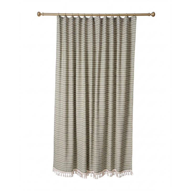 Rideau de douche Cloud, 72 po x 72 po, Vert sauge
