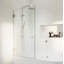 Albedo 31.25 in. x 58 in. Fully Frameless Glass Bathtub Shower Door-1937460549
