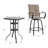 Metal Bar Set with Stools