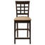 Chaise de comptoir Gabriel Lattice Cappuccino (ensemble de 2)