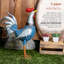 Statue de jardin coq 23 po H