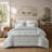 3 PCS Full/Queen Comforter Set, Green
