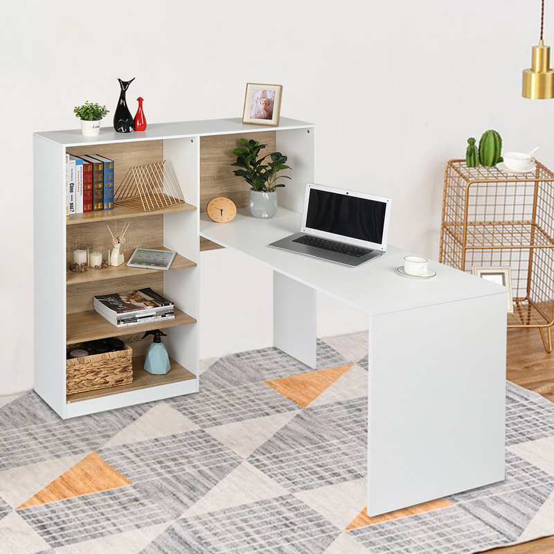 Bureau d'ordinateur à 4 tablettes pour usage personnel