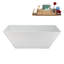 Baignoire autoportante 63 "avec drain interne Streamline-112235266