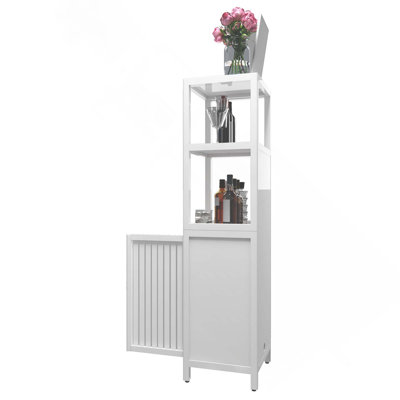 Armoire de rangement en bambou pour salle de bain, chambre à coucher et salon.