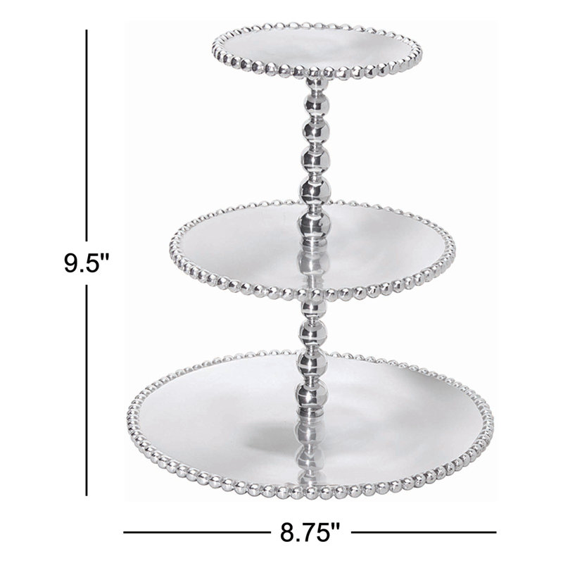 String of Pearls Tiered Stand
