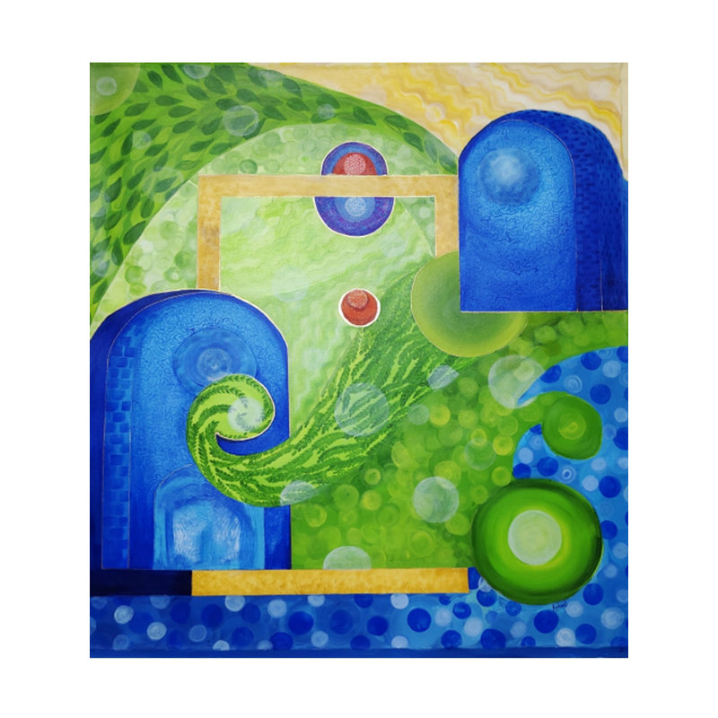 Voyage vers l'inconnu | Acrylique sur toile | Par Rashmeet Kaur
