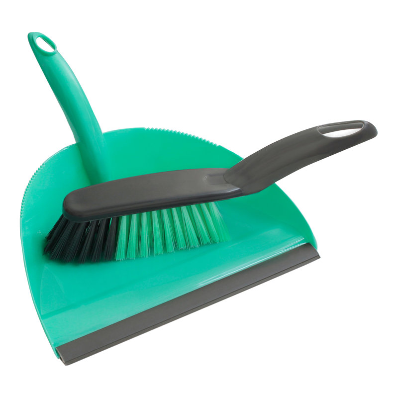 Dustpan And Brush Set, Turquoise