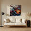 «Music Balalaika Brown», art mural en métal-67924692